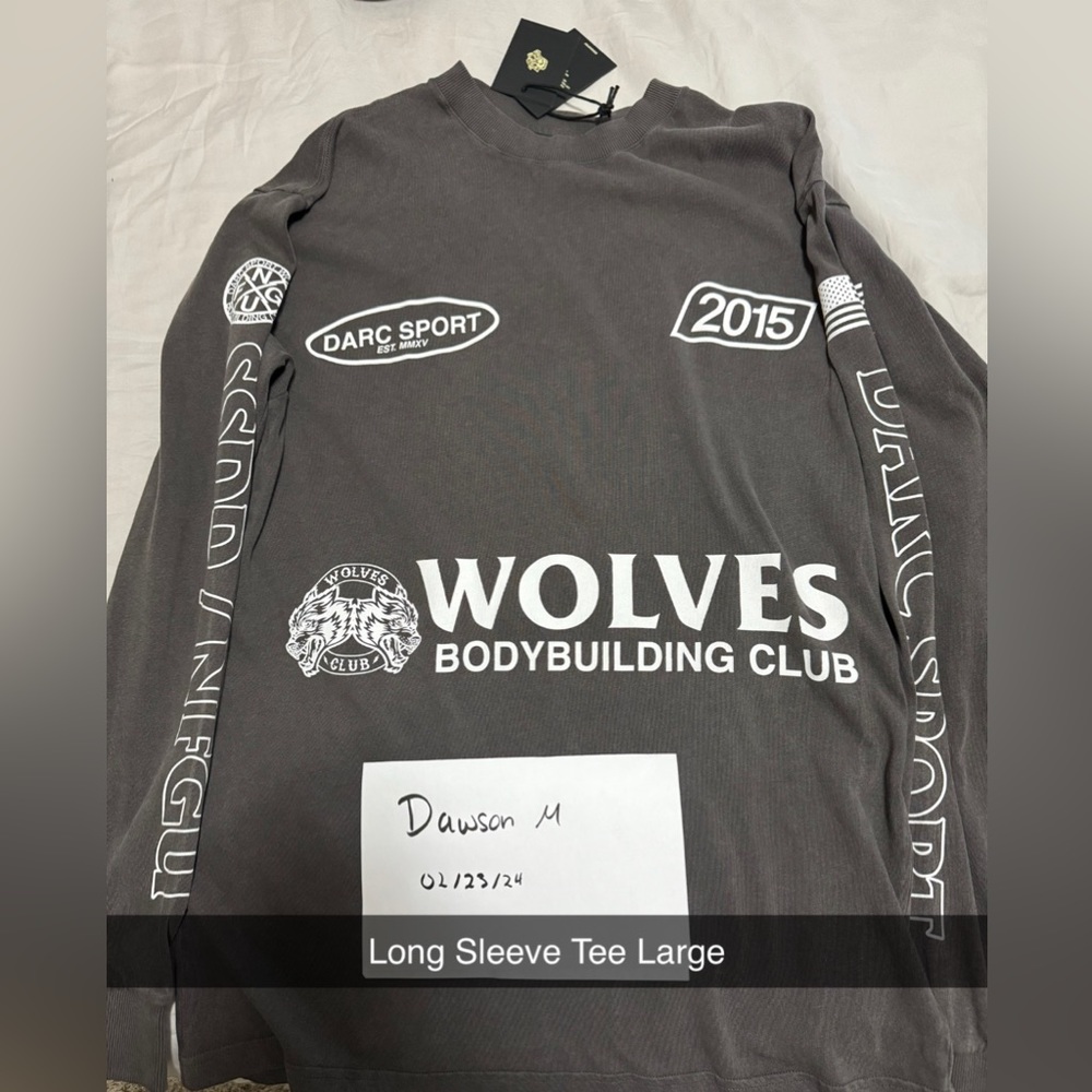 Large Darc Sport Long Sleeve Tee In Gray